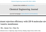 江苏大学材料科学与工程学院高分子材料研究所最新研究