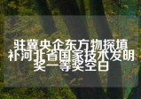 驻冀央企东方物探填补河北省国家技术发明奖一等奖空白