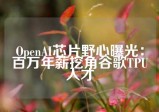 OpenAI芯片野心曝光：百万年薪挖角谷歌TPU人才