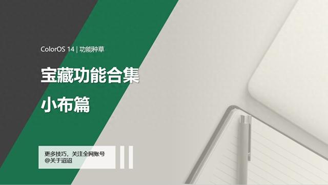 【使用技巧】ColorOS 14 宝藏功能集小布篇  第1张