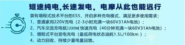 首台增程式电摩即将上市！百公里油耗1.5L！  第8张