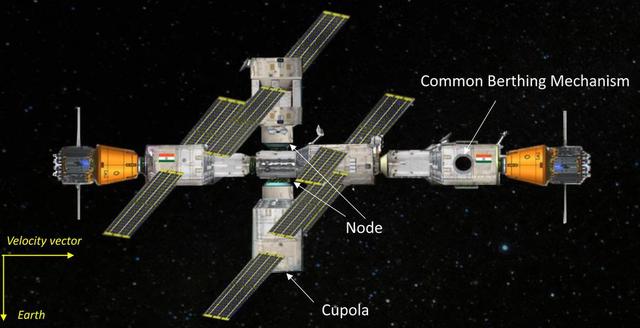印度人狂喜，新空间站方案公开，比中国多一舱，比俄罗斯先进！  第3张