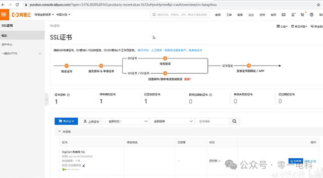 Nginx如何通过阿里云购买SSL证书，Nginx使用openssl生成证书文件？  第2张