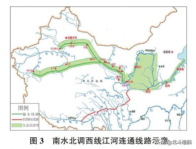 大西线调水线应该这样走，把四条国际河流的水调到北方。  第4张