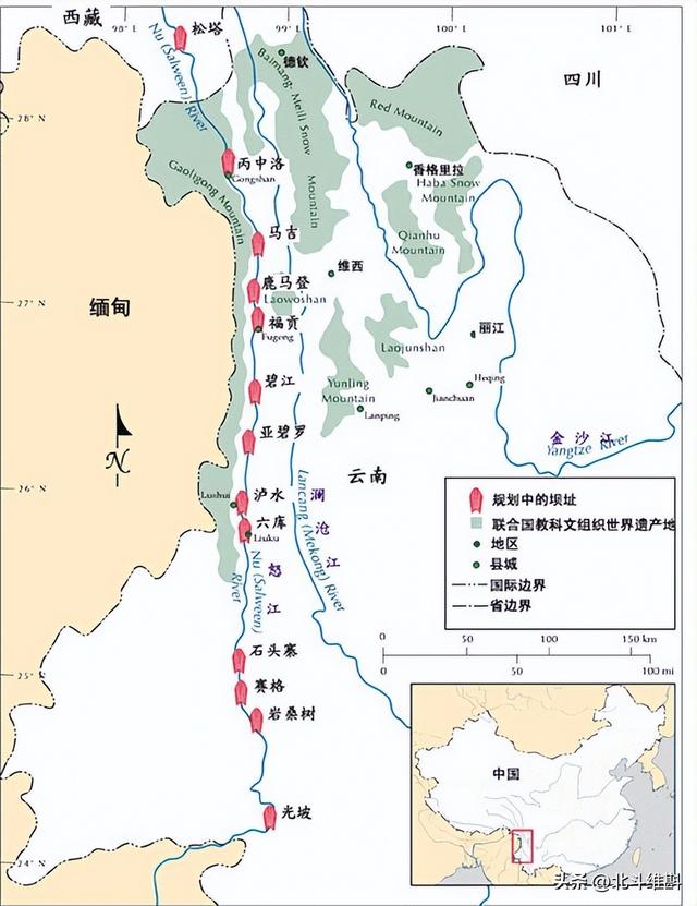 大西线调水线应该这样走，把四条国际河流的水调到北方。  第14张