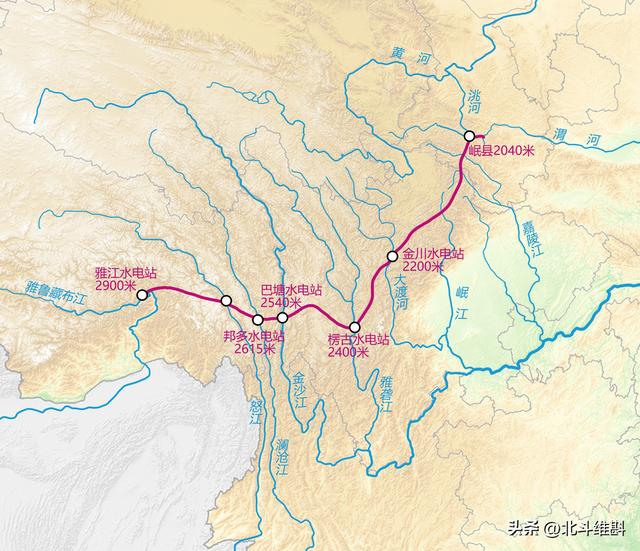 大西线调水线应该这样走，把四条国际河流的水调到北方。  第15张