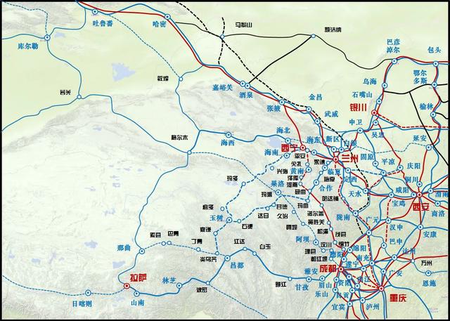 成兰铁路是如何一步步将兰州踢出命名为联通西宁与成都的川青铁路  第2张