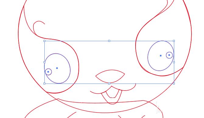 Illustrator绘制乖乖兔漫画形象矢量图标设计技巧  第5张