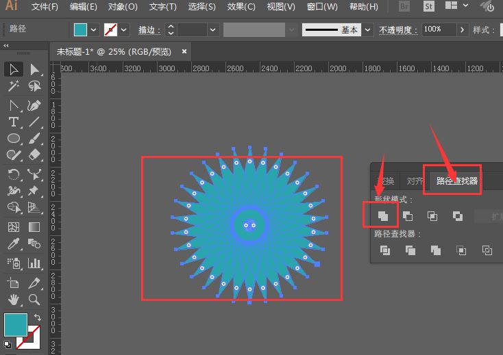 Illustrator制作放射性图案的技巧  第6张