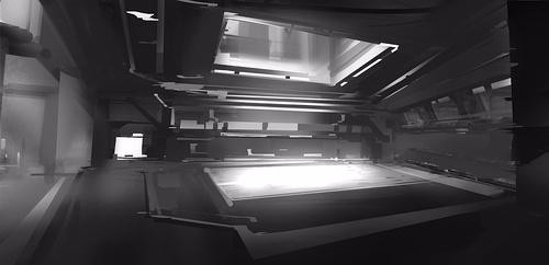 Painter结合photoshop制作科幻类游戏场景方法 第4张 Painter结合photoshop制作科幻类游戏场景方法 第4张