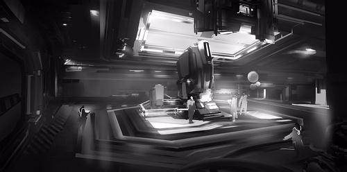 Painter结合photoshop制作科幻类游戏场景方法 第6张 Painter结合photoshop制作科幻类游戏场景方法 第6张