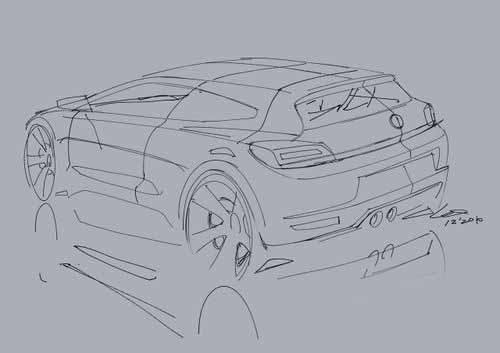 Painter渲染二维大众尚酷汽车效果图方法