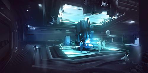 Painter结合photoshop制作科幻类游戏场景方法 第7张 Painter结合photoshop制作科幻类游戏场景方法 第7张