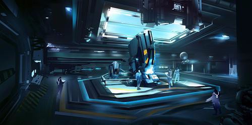 Painter结合photoshop制作科幻类游戏场景方法 第8张 Painter结合photoshop制作科幻类游戏场景方法 第8张