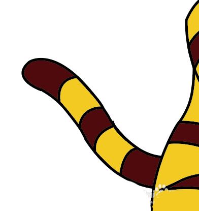 Illustrator手绘挑衅的小老虎矢量图图标的技巧 第11张 Illustrator手绘挑衅的小老虎矢量图图标的技巧 第11张