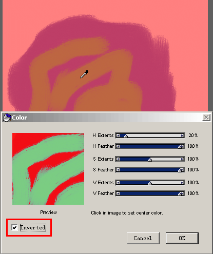 Painter用通道为图像替换颜色方法  第3张