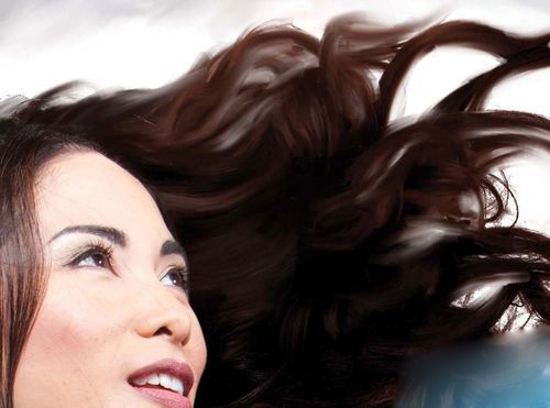 Painter使用调色刀制作数字肖像绘画过程  第6张