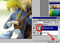 Painter制作像蒙太奇一样柔和的挥光CG效果过程  第2张