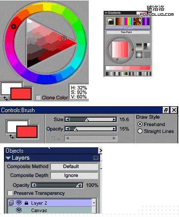 使用Painter制作漂亮的花布纹理教程  第3张