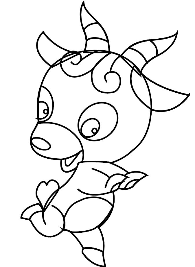 Illustrator绘制可爱小羊生肖图标的矢量图标设计  第7张