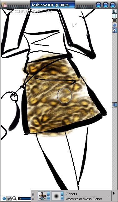 Painter结合数码板绘制女子时装效果图 第12张 Painter结合数码板绘制女子时装效果图 第12张