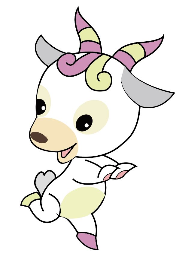 Illustrator绘制可爱小羊生肖图标的矢量图标设计  第11张