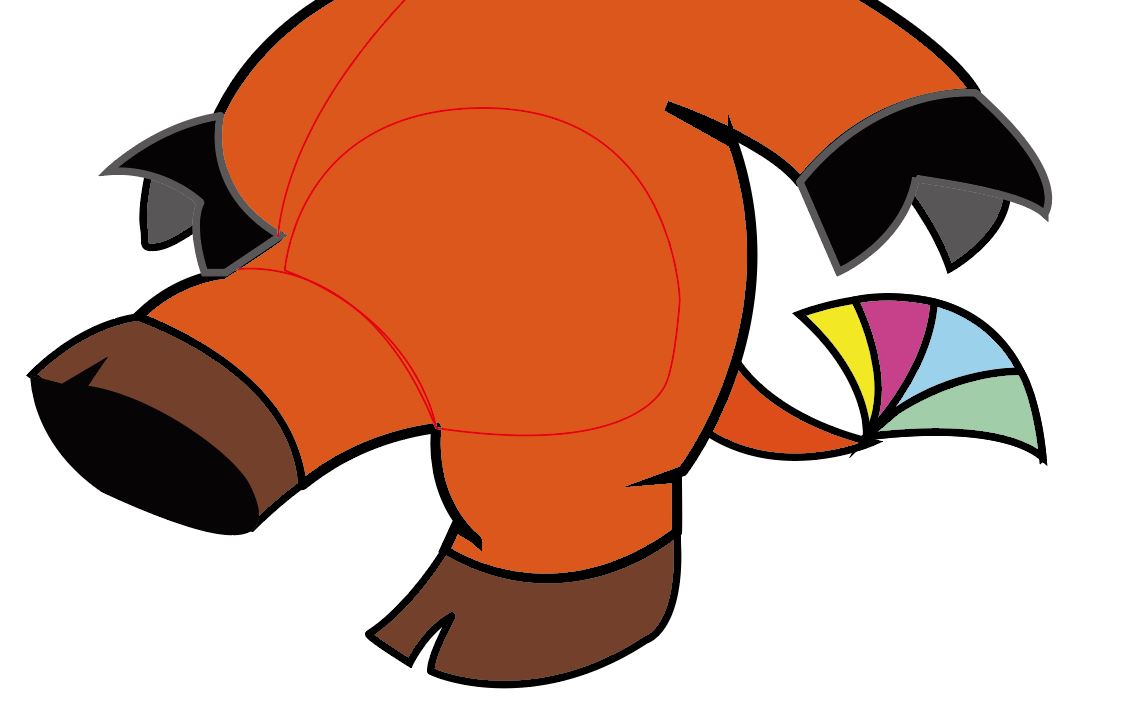 Illustrator绘制可爱生肖牛图标 矢量图标设计技巧  第18张