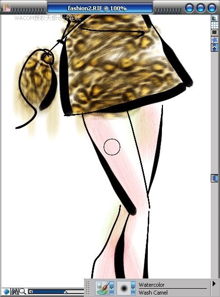 Painter结合数码板绘制女子时装效果图 第20张 Painter结合数码板绘制女子时装效果图 第20张