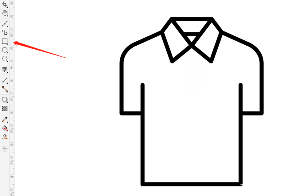 用Coreldraw绘制polo衬衫简笔画图形设计教程 第4张 用Coreldraw绘制polo衬衫简笔画图形设计教程 第4张