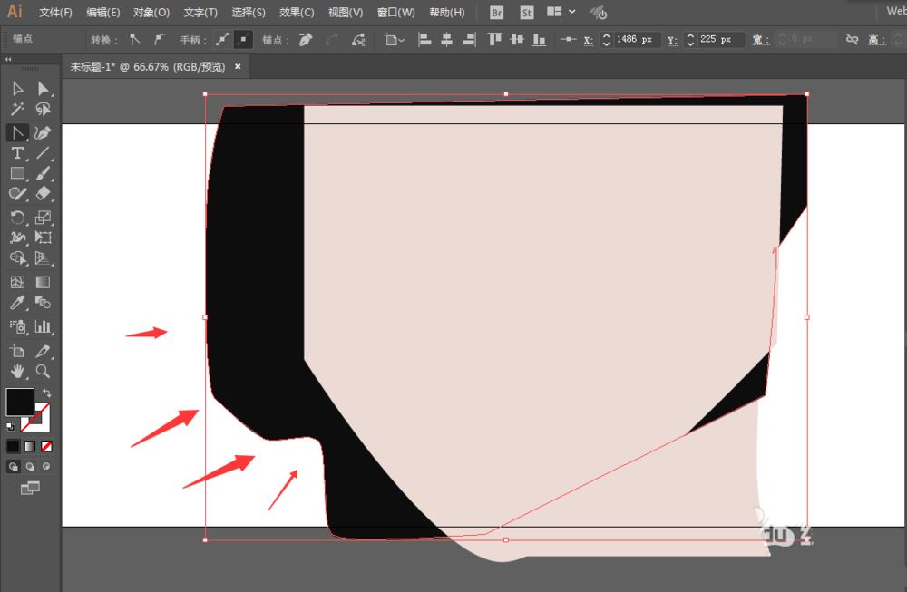 Illustrator手绘航海王女帝动漫形象的方法 第7张 Illustrator手绘航海王女帝动漫形象的方法 第7张