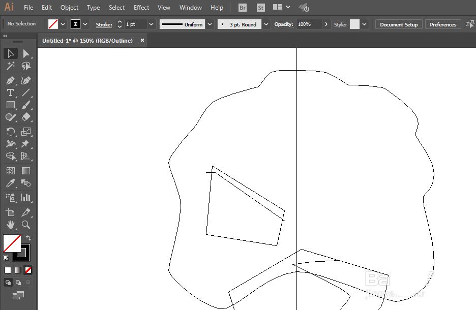 Illustrator画宠物小精灵中小拳石角色的技巧  第7张