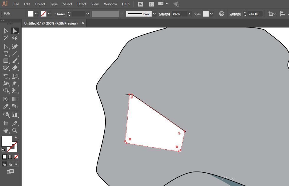 Illustrator画宠物小精灵中小拳石角色的技巧  第10张