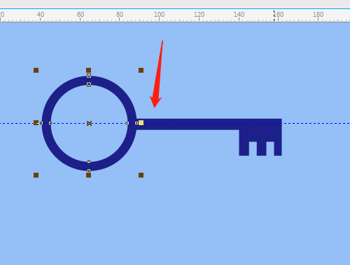 CorelDraw手绘钥匙矢量图标的方法教程  第12张