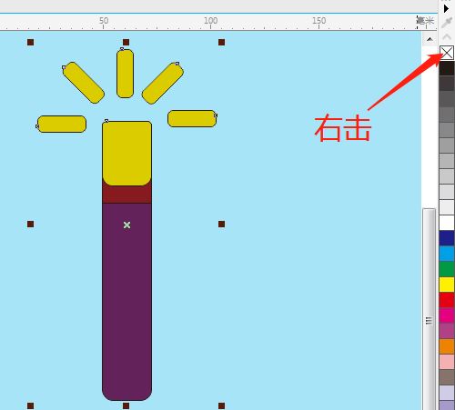 CorelDraw手绘荧光棒矢量图的方法教程 第17张 CorelDraw手绘荧光棒矢量图的方法教程 第17张