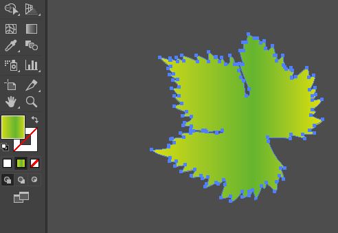 AI手绘葡萄叶、画树叶的技巧教程  第6张