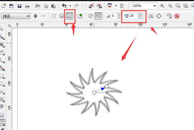 CDR制作多边形的锯齿状的方法技巧  第7张