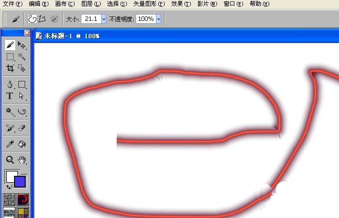 使用Painter画笔中条纹效果和霓虹灯效果教程  第5张