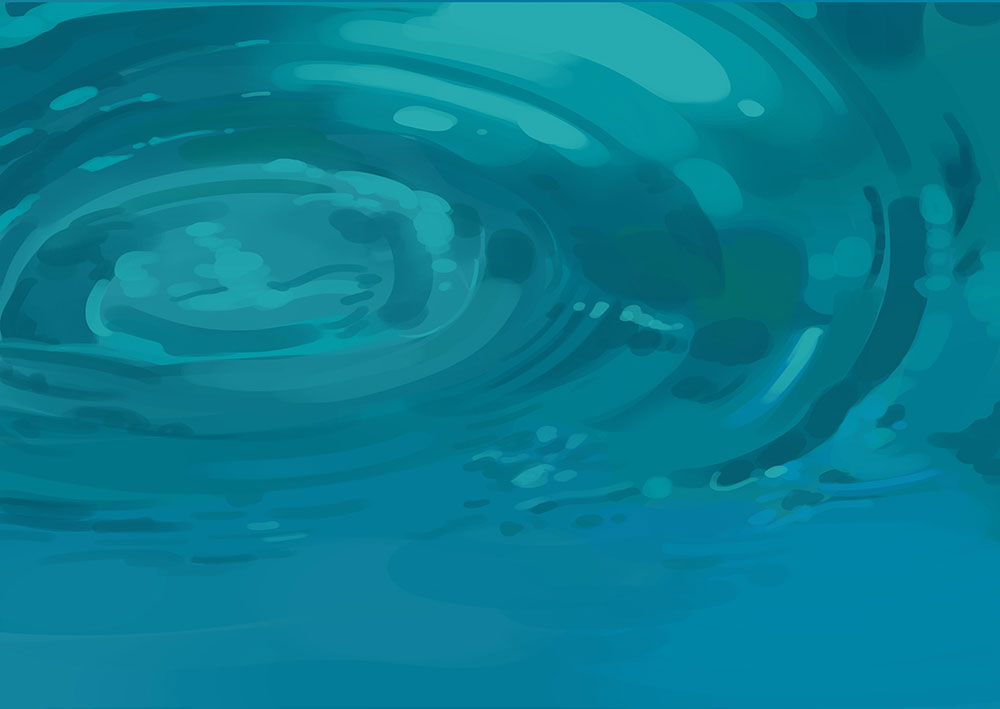 Painter四步轻松画出动漫中的水面波纹教程  第5张