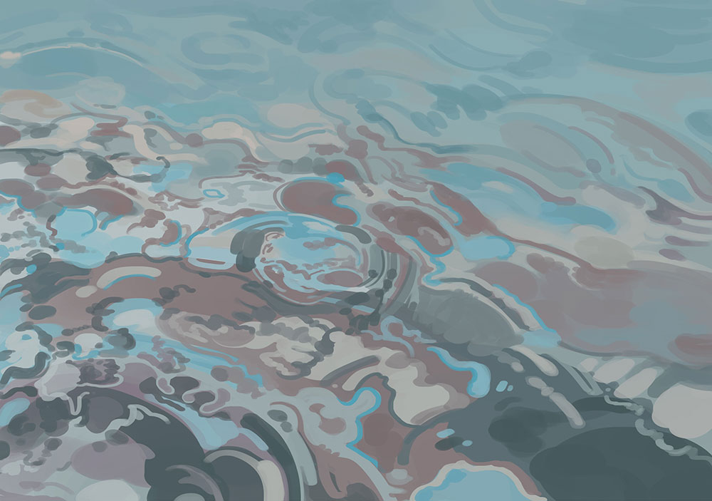 Painter四步轻松画出动漫中的水面波纹教程  第9张