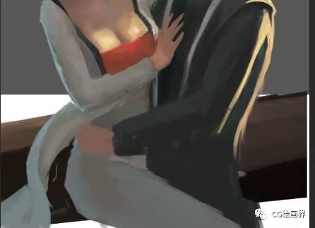 Painter绘制另类黑 白 无 常插画教程  第13张