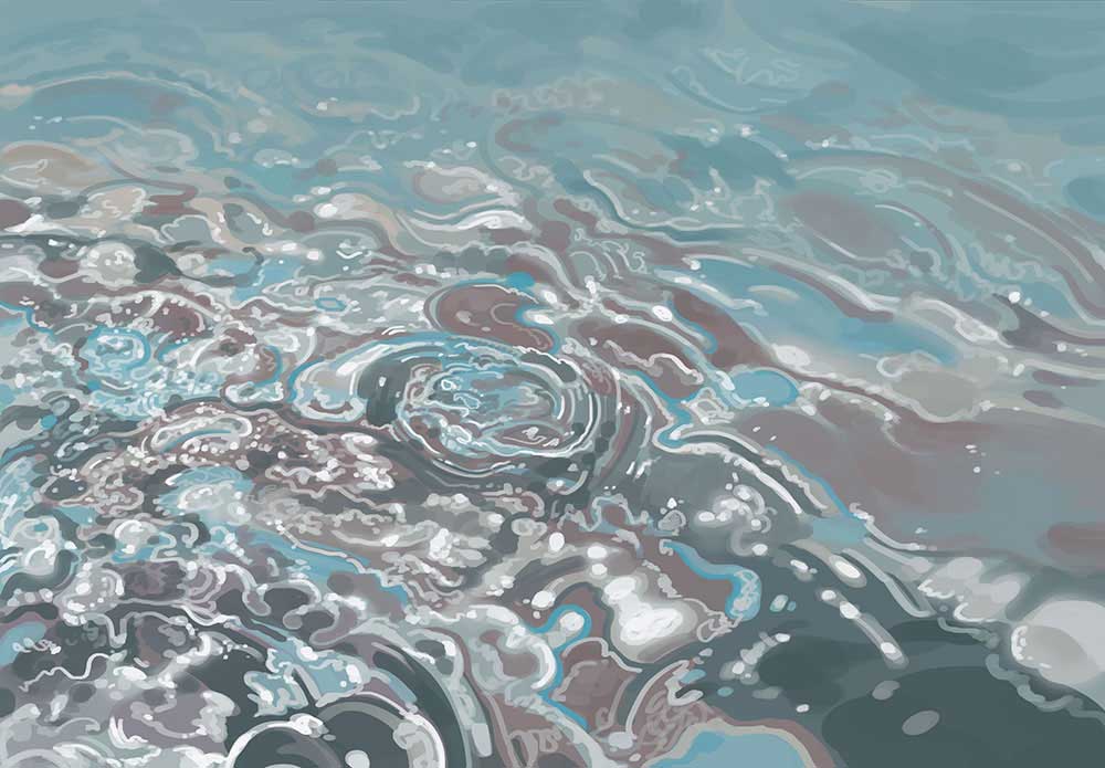 Painter四步轻松画出动漫中的水面波纹教程  第10张