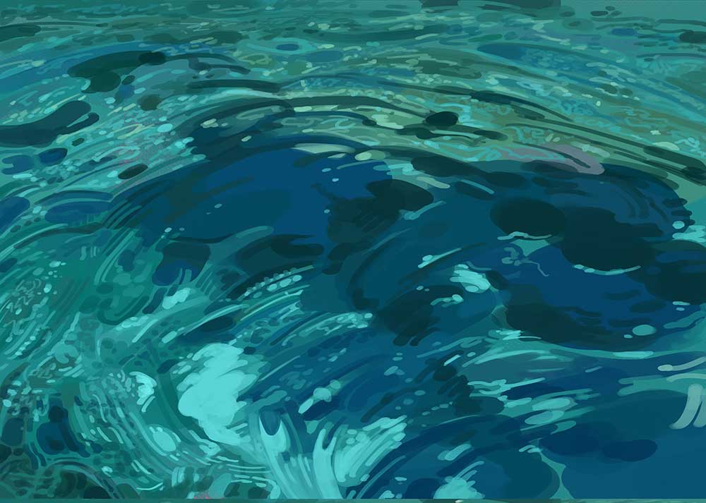 Painter四步轻松画出动漫中的水面波纹教程  第14张