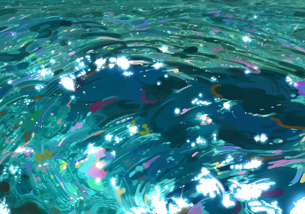 Painter四步轻松画出动漫中的水面波纹教程  第15张