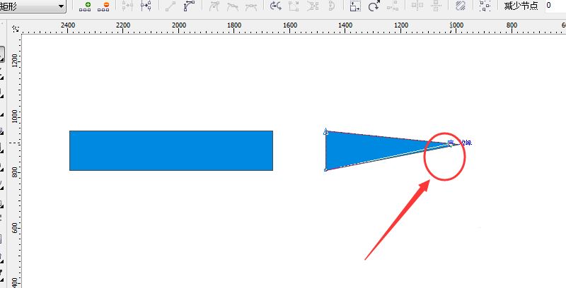 CDR中怎么做由粗渐细的箭头？cdr设计笔形箭头图形的技巧  第7张