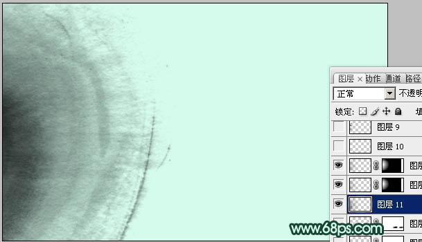 Photoshop制作复古水墨风格的名片设计  第5张