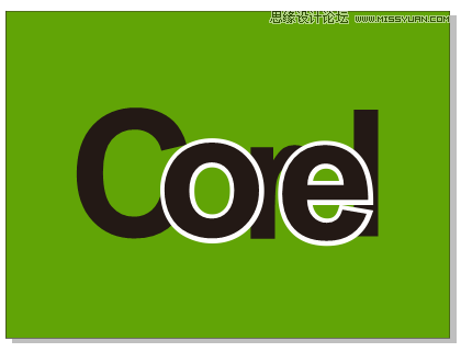 CorelDRAW绘制制作时尚的镂空艺术字设计教程  第8张