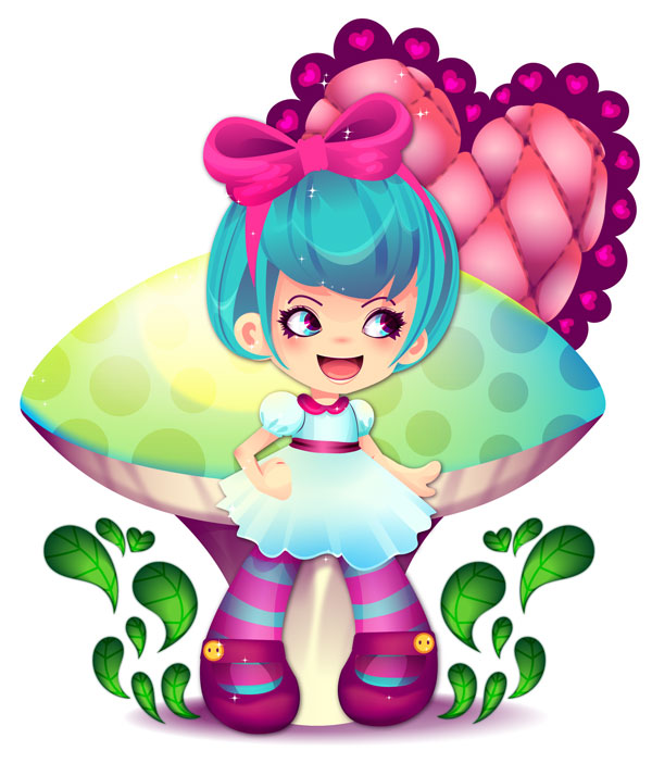 儿童插画,Illustrator设计色彩艳丽儿童插画图片教程 第1张 儿童插画,Illustrator设计色彩艳丽儿童插画图片教程 第1张