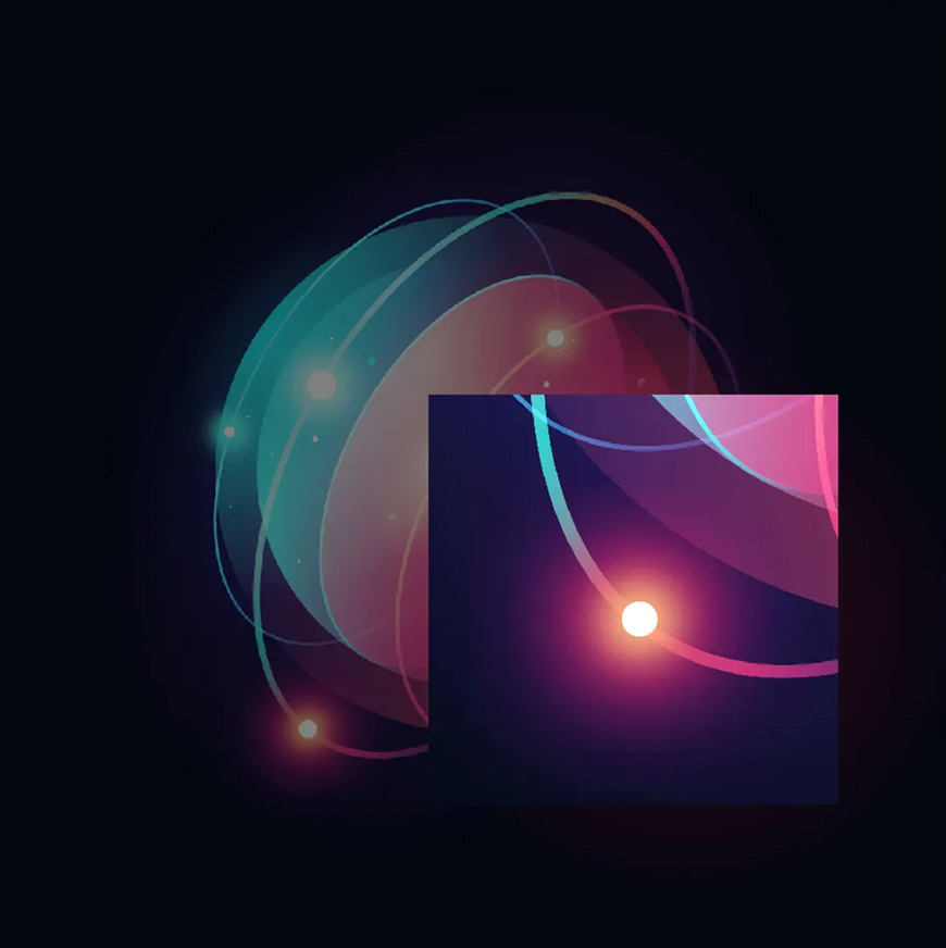 使用Illustrator绘制时尚立体效果的星球插画教程  第5张