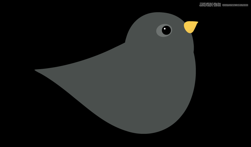 主题插画，使用Illustrator绘制在枝叶上小鸟主题插画教程  第6张