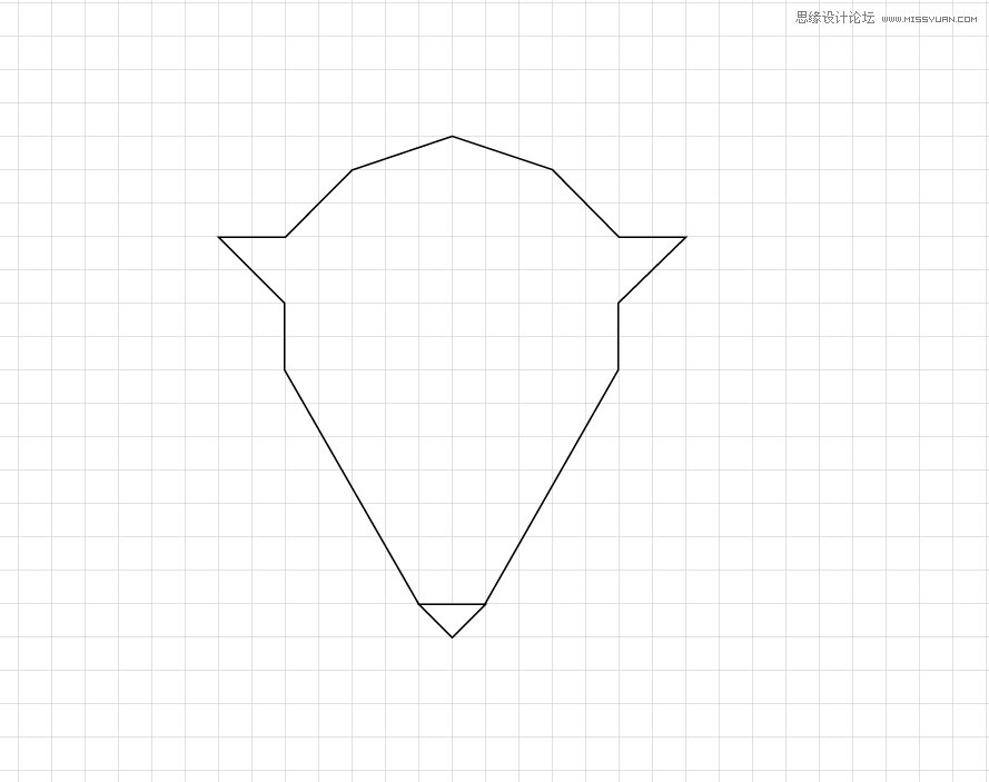 Illustrator绘制简约时尚的鹿形LOGO教程 第5张 Illustrator绘制简约时尚的鹿形LOGO教程 第5张